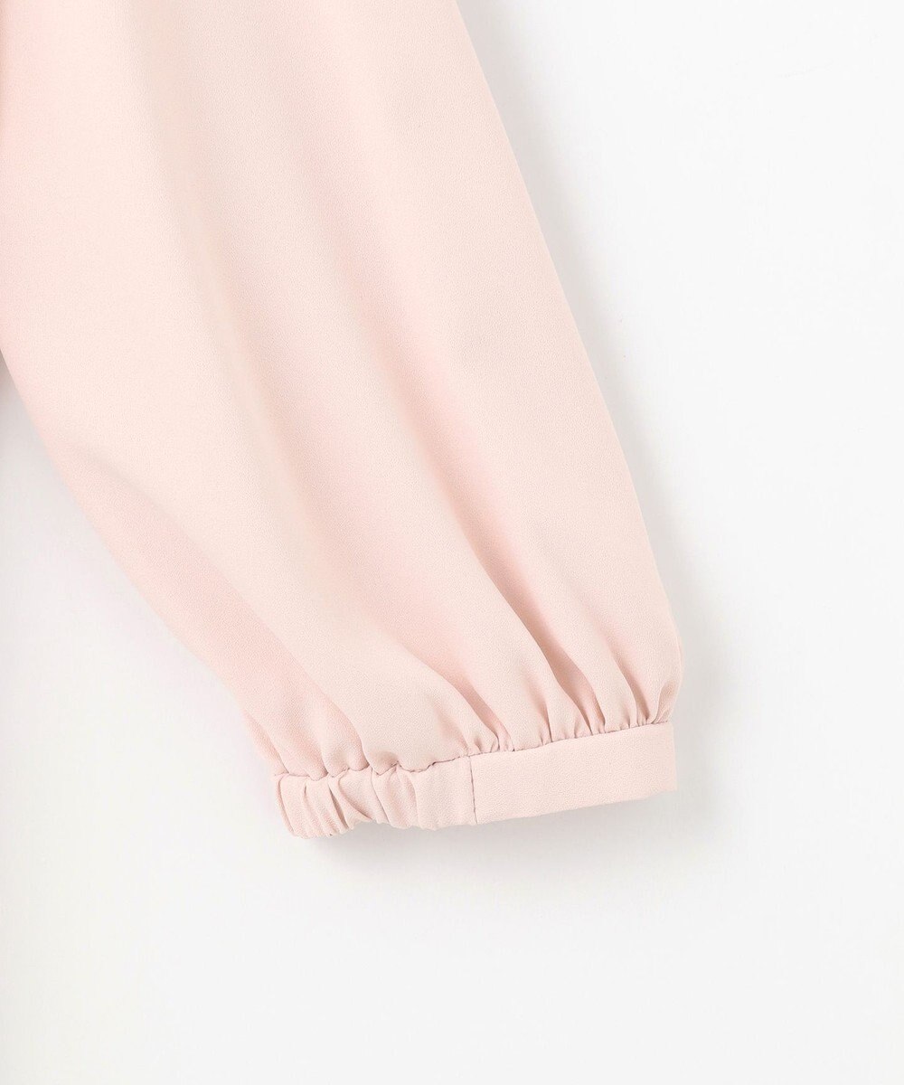 組曲 L 【KUMIKYOKU NAVY】ジョーゼットシフォン2WAY ボウタイブラウス 