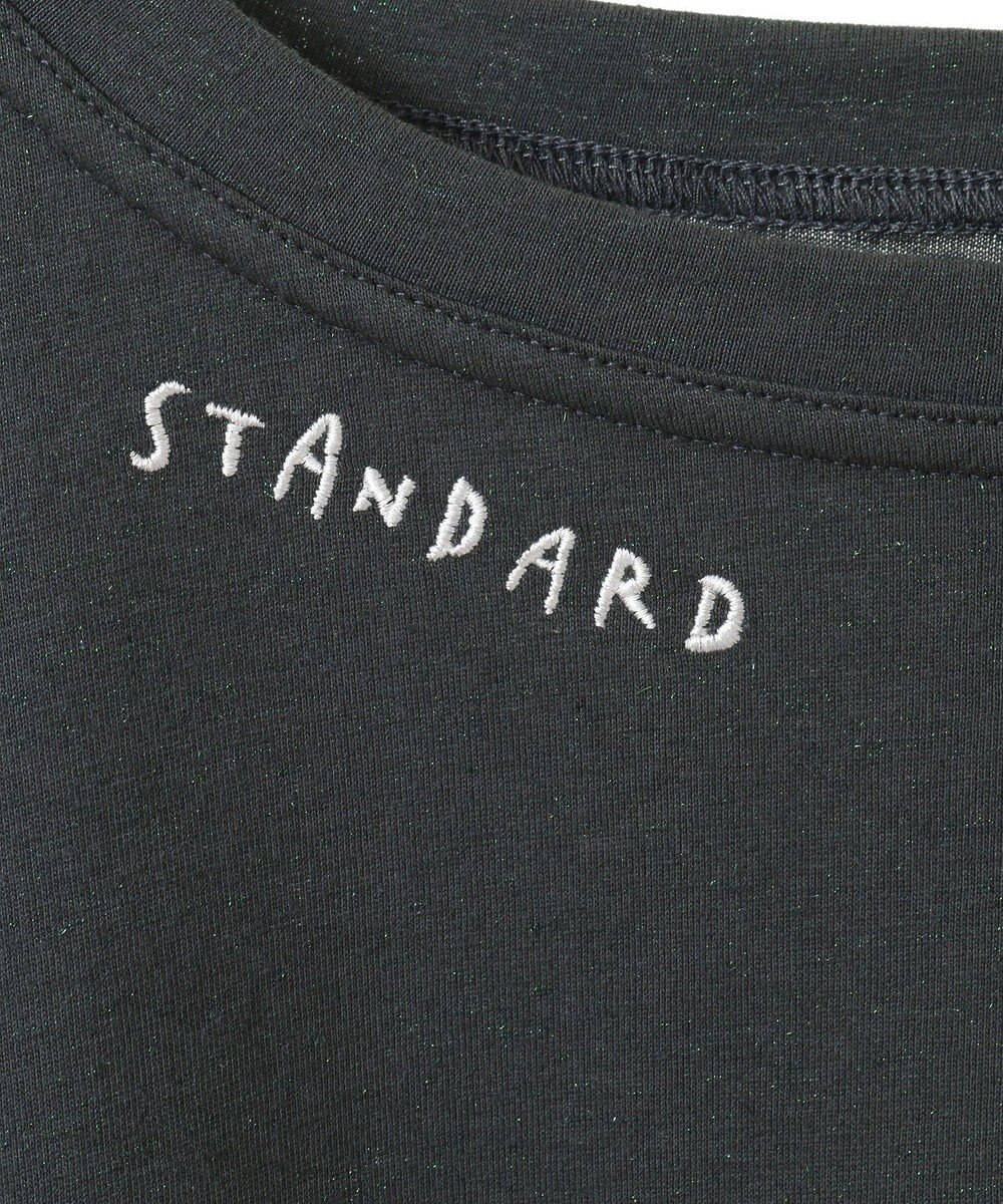 CRAFT STANDARD BOUTIQUE ラメ天竺刺繍ロンTEE 