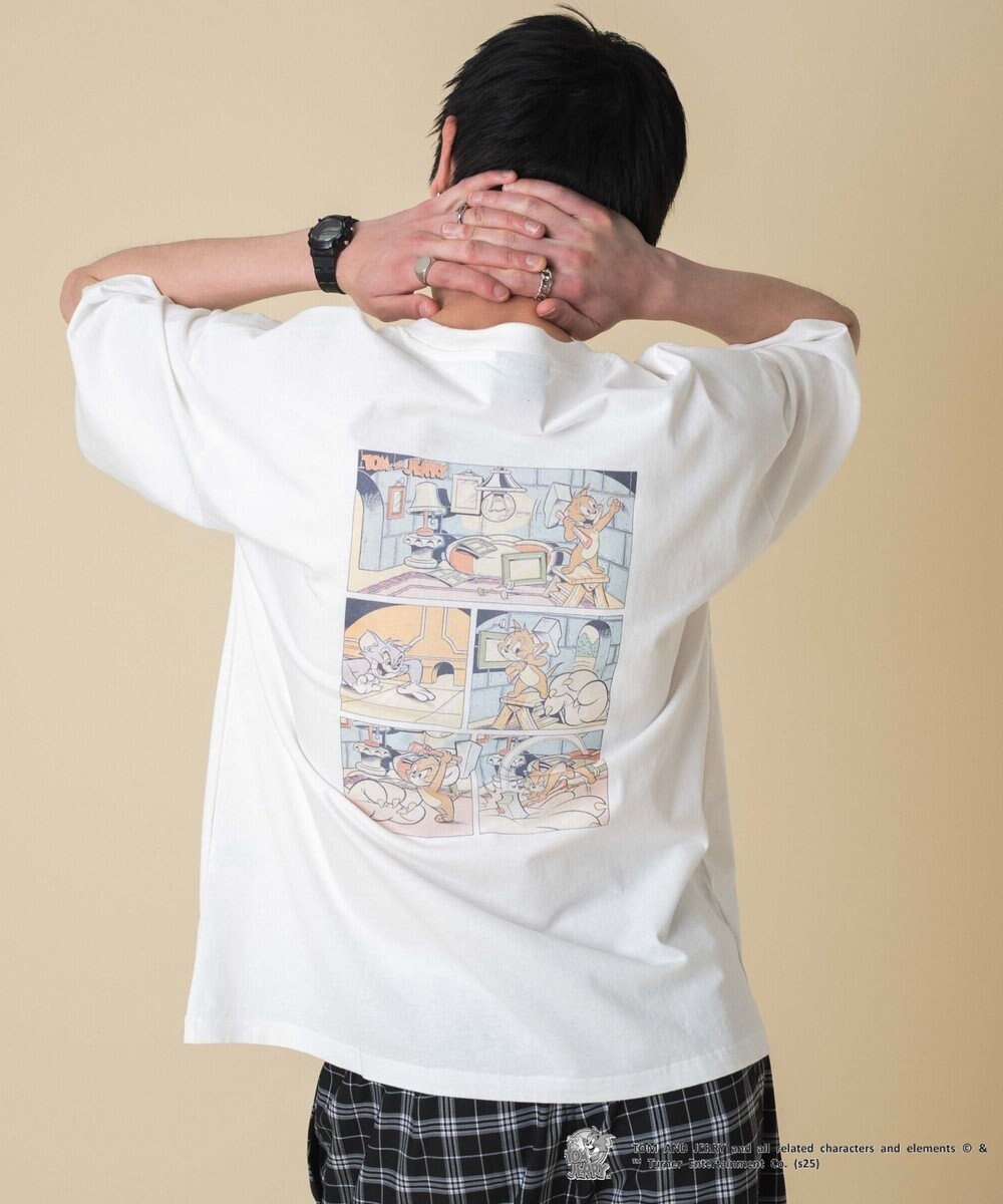 WEGO 【新柄追加/ユニセックス着用アイテム/SMLサイズ展開】TOMandJERRYグラフィックT（S） 