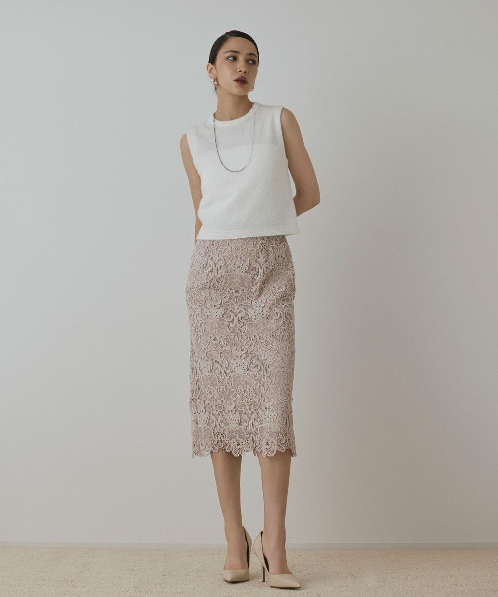 GRACE CONTINENTAL レ－スタイトスカート 