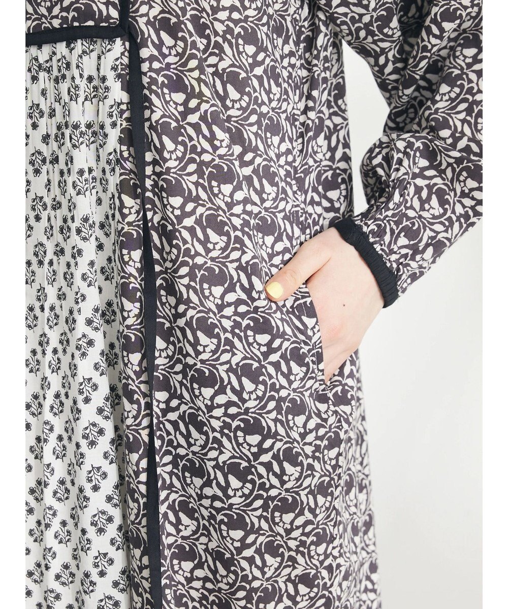 CRAFT STANDARD BOUTIQUE インド綿混エスニック切替ワンピース 