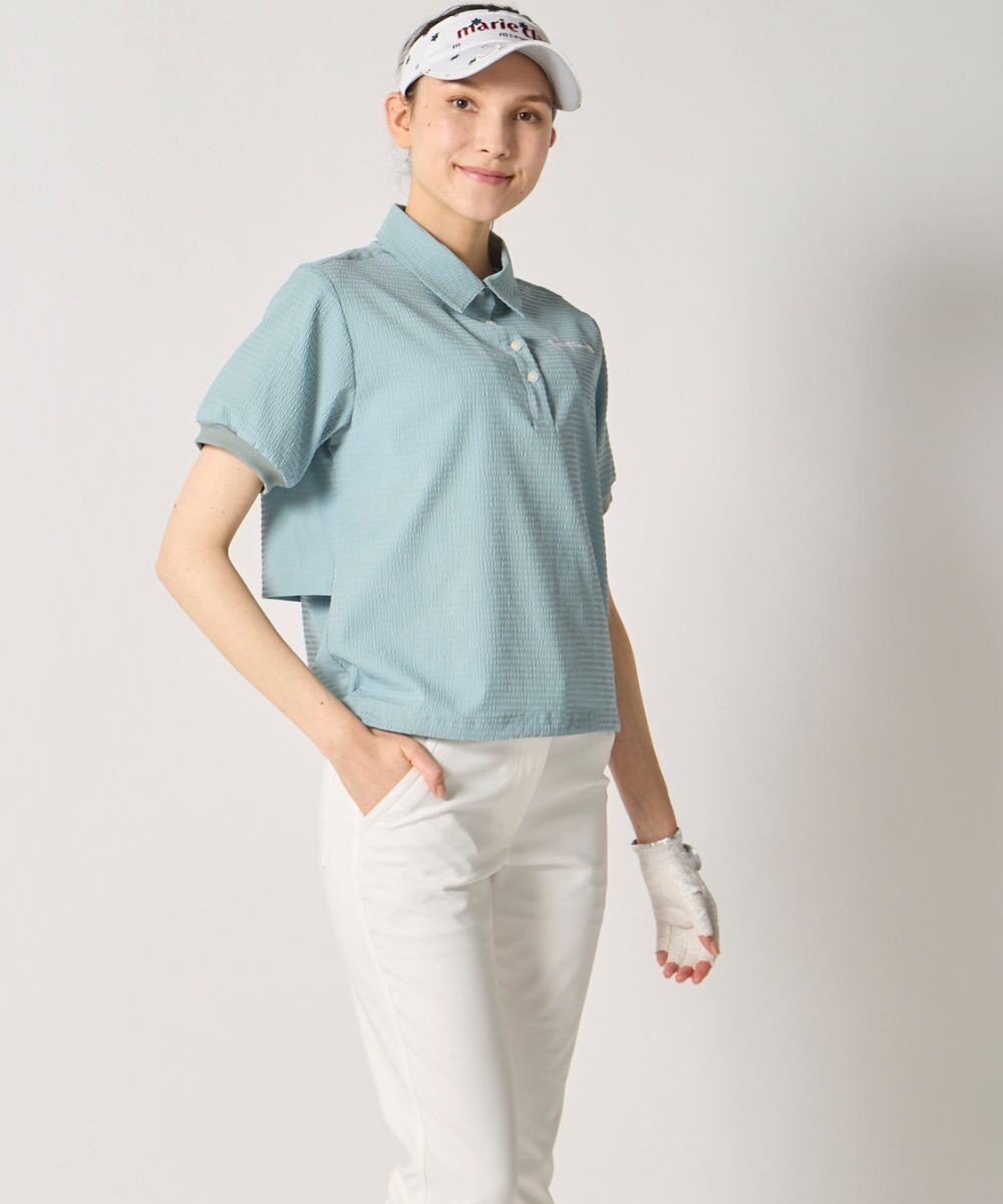 FILA GOLF／marie claire 【marie claire SPORT】 バックベンチレーションプルオーバー 