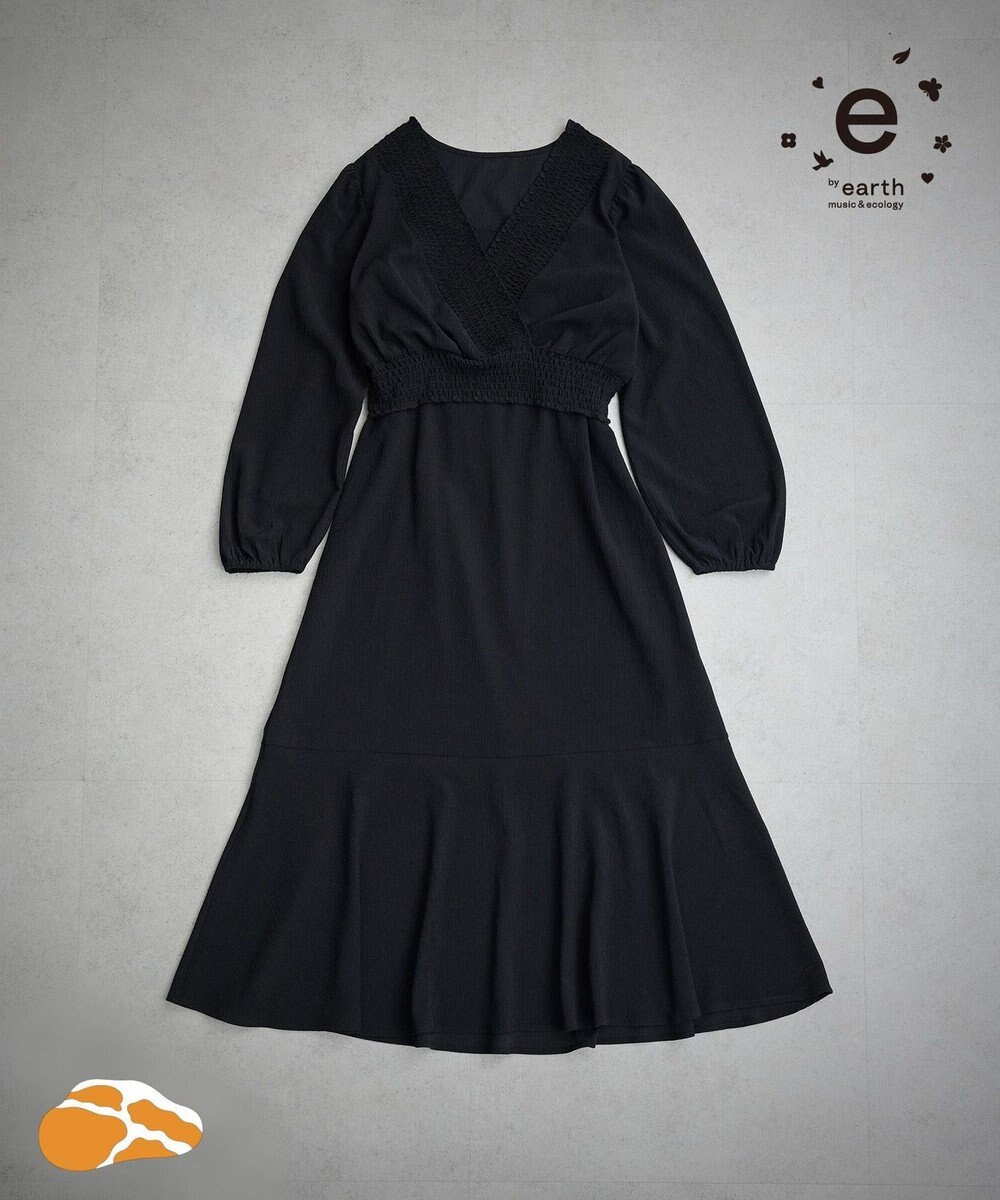 earth music&ecology ＳＥＴ２点カシュクールプルオーバー＋キャミワンピース 