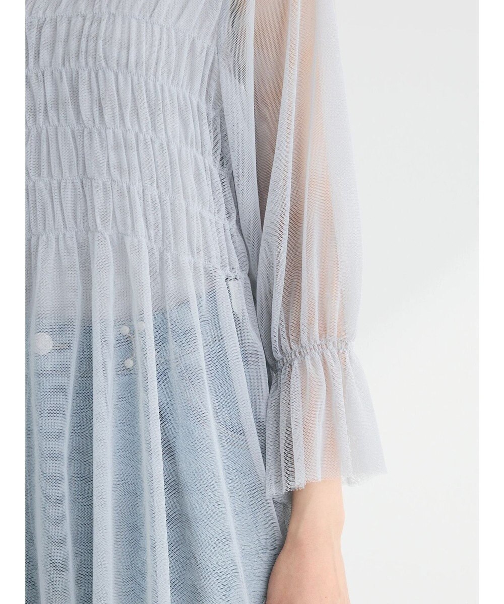 Green Parks チュールシャーリングチュニック 