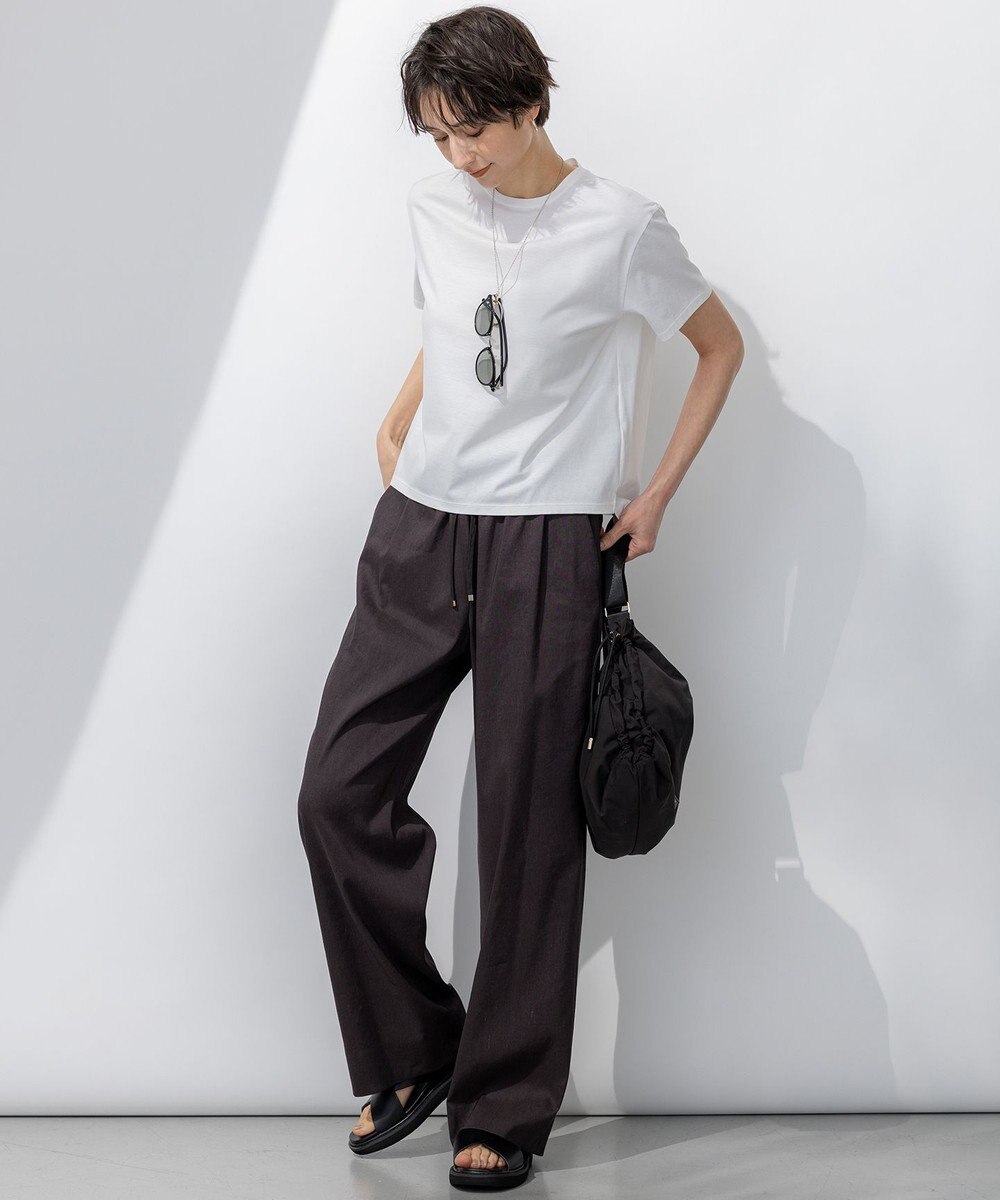 23区 【洗える】ハイエンド クルーネック Tシャツ 