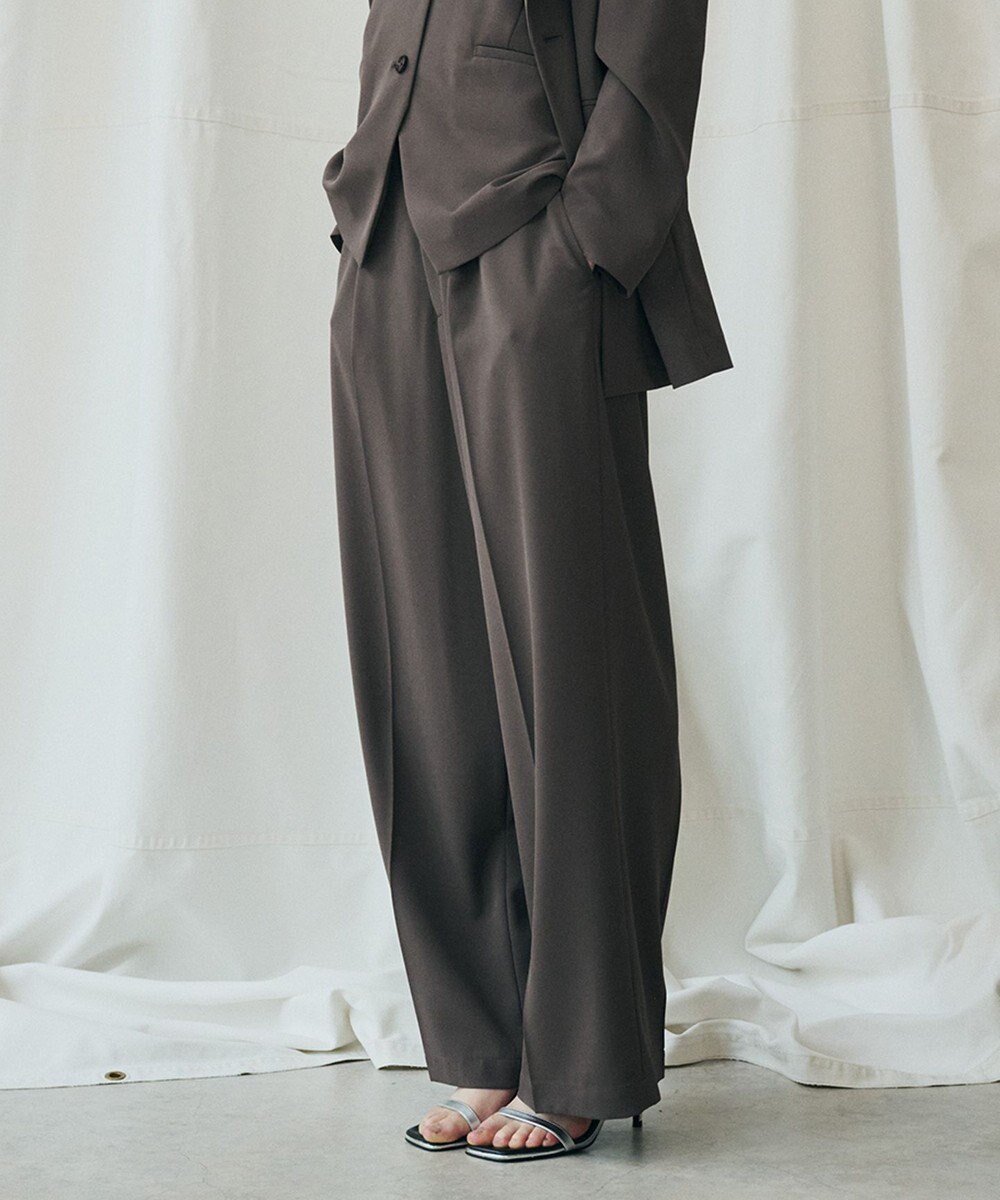 uncrave クールタッチツイル ストレートパンツ 