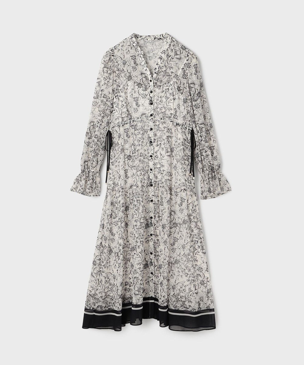 GRACE CONTINENTAL ドロストティアードフレアワンピース 