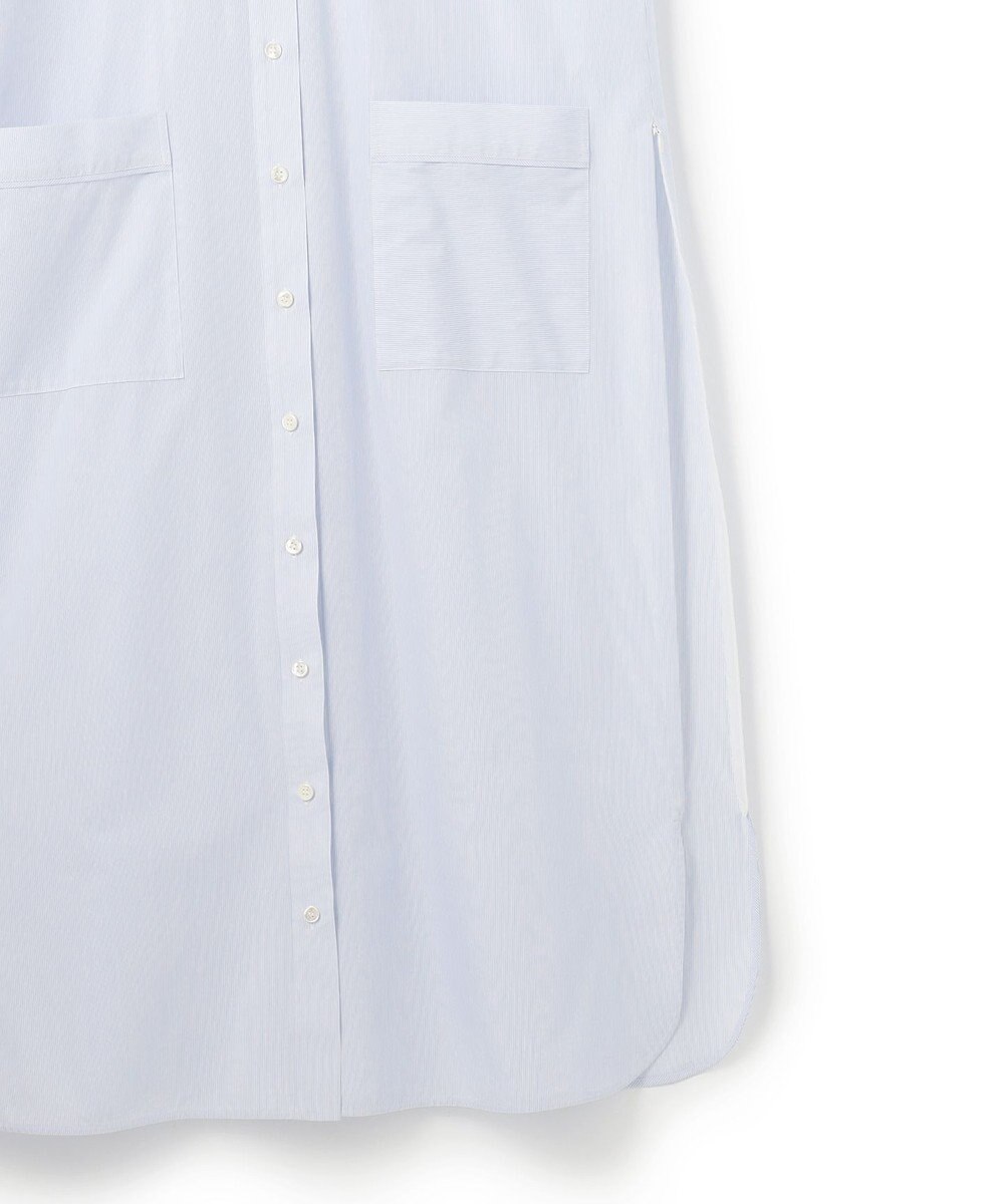 uncrave コットンクロスストライプ シャツワンピース 