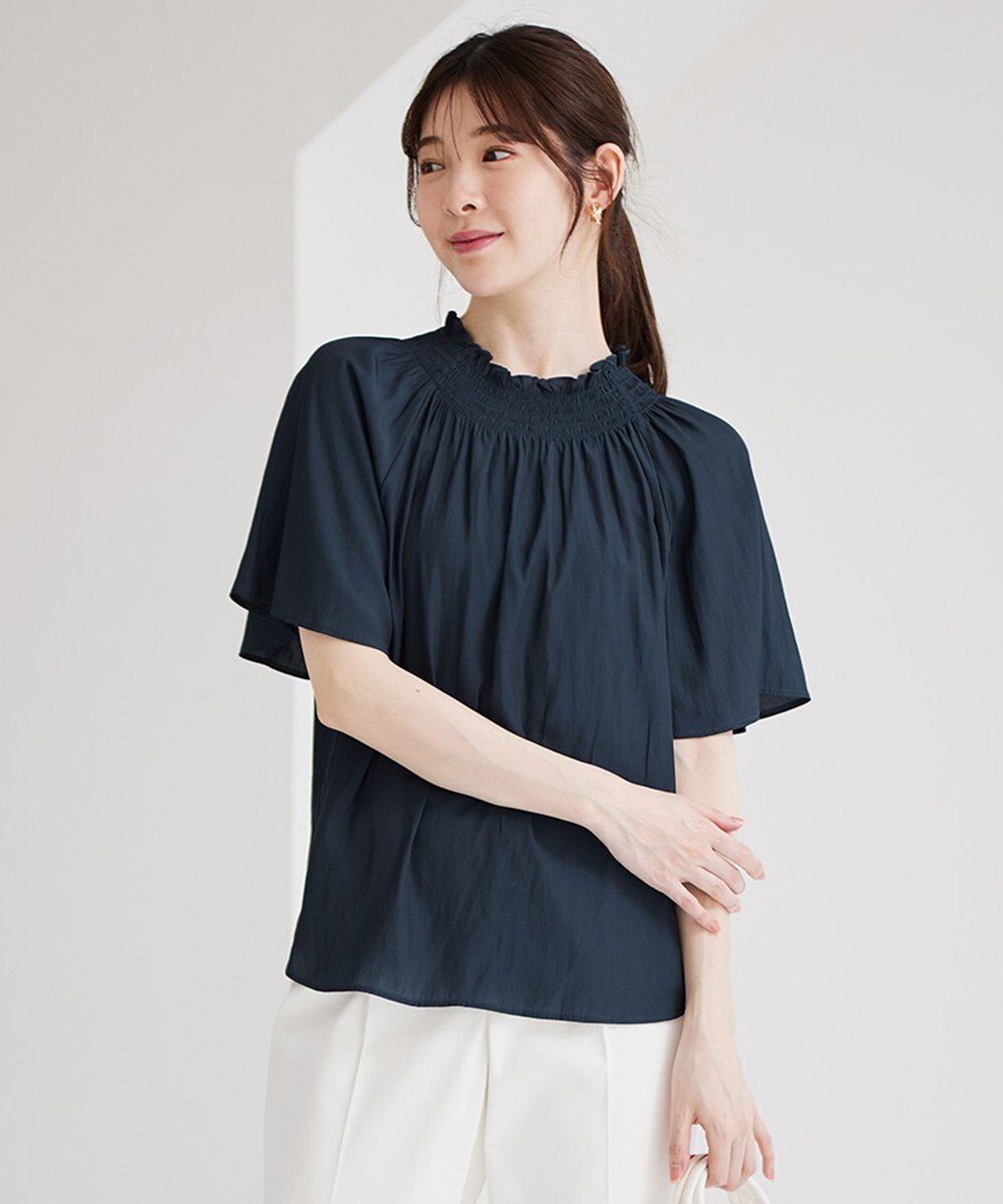 ANY SIS 【洗える】カッセンシャーリング ブラウス 