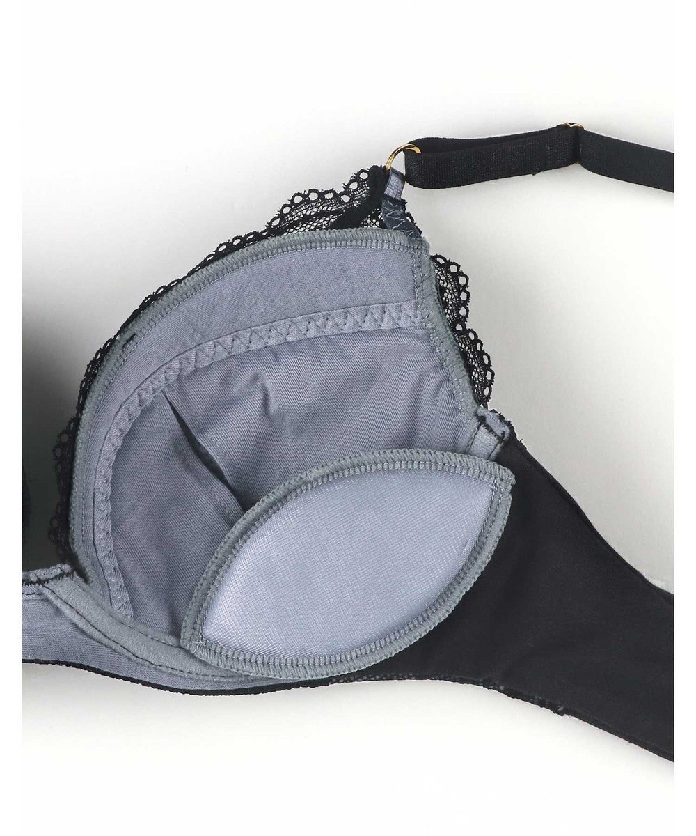 une nana cool リニューアル【綿混】ビタードットコットン 3/4カップブラ 