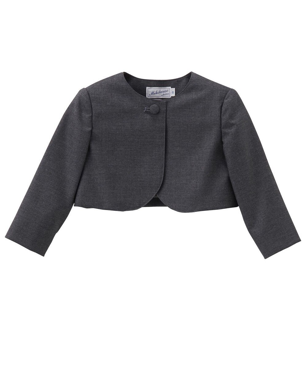 MIKI HOUSE HOT BISCUITS 【95-130cm】ウール素材のボレロ 