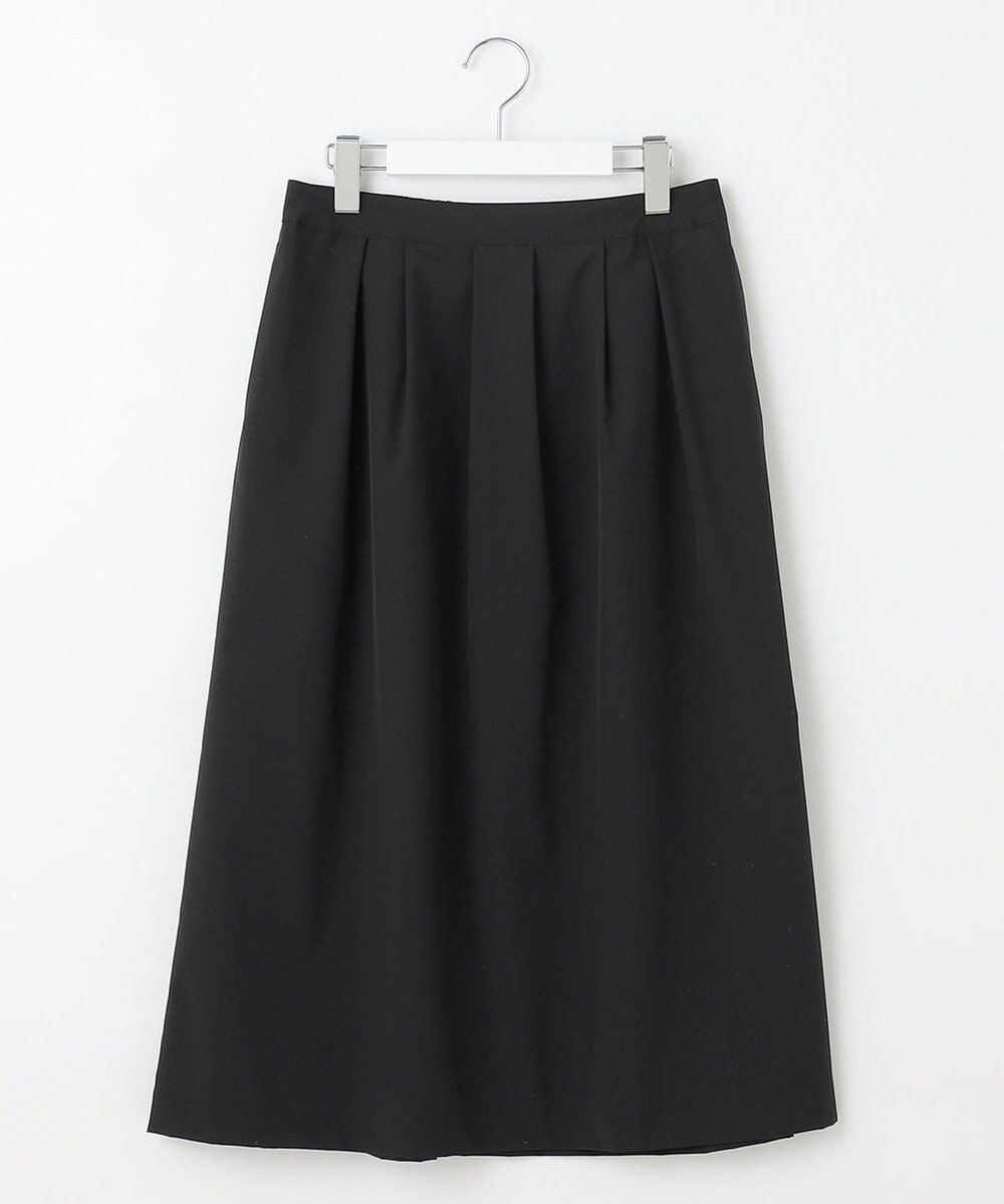 J.PRESS LADIES 【洗える】SOLO ECOタフタ タック スカート 