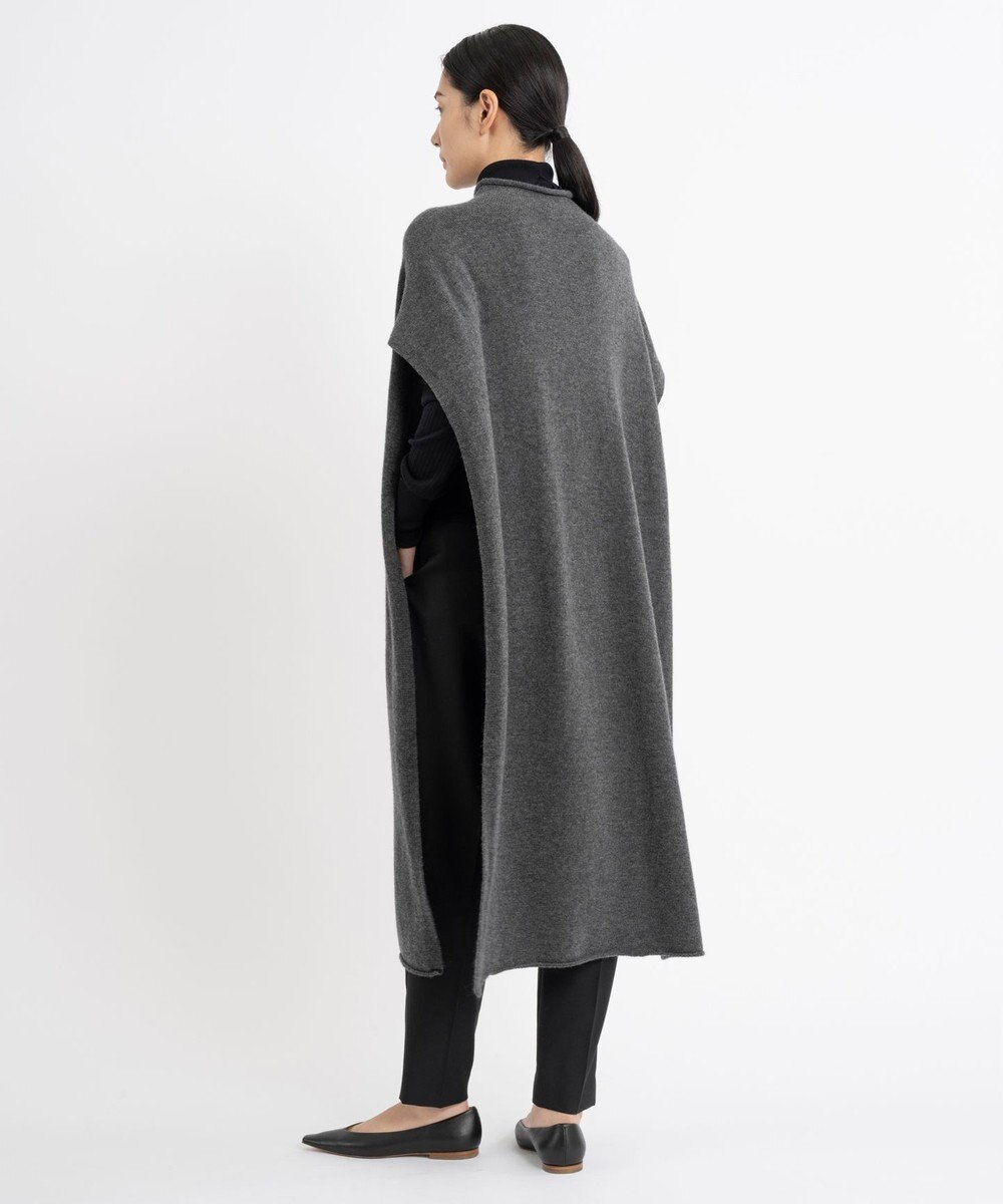 23区 L 【エステータ】マーセライズドウールカシミヤ ニットジレ 