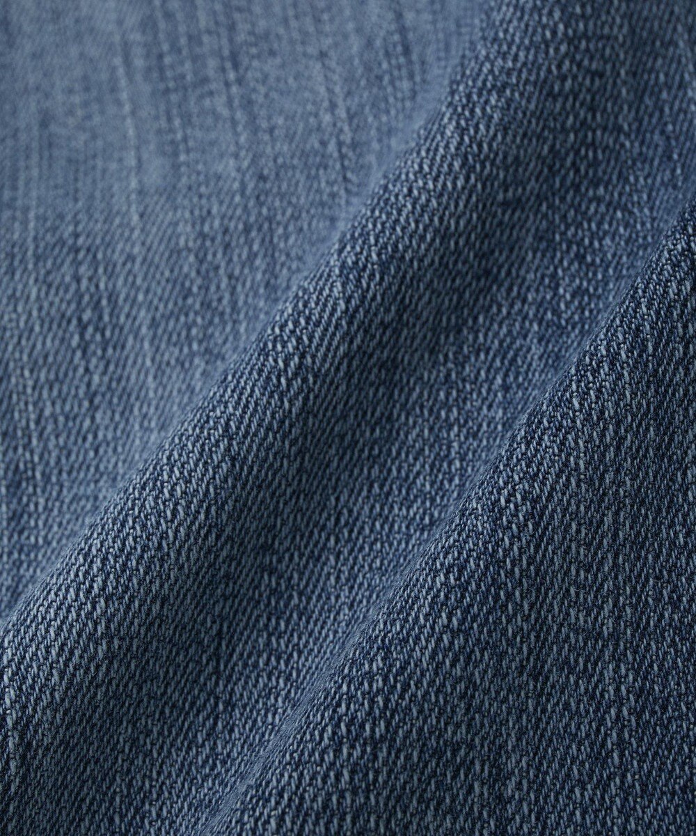 earth music&ecology 【セルフカット可】ストレッチフレアデニムパンツ 