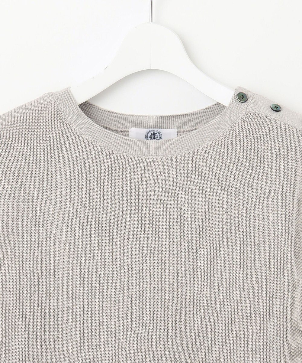 J.PRESS LADIES L 【洗える】GIMA COTTON ニット ベスト 