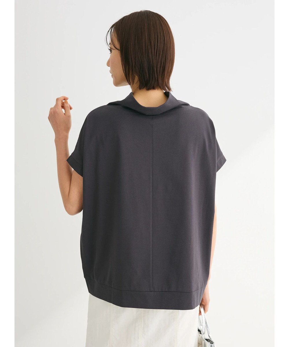 Green Parks フレンチスリーブ抜け襟カットプルオーバー 