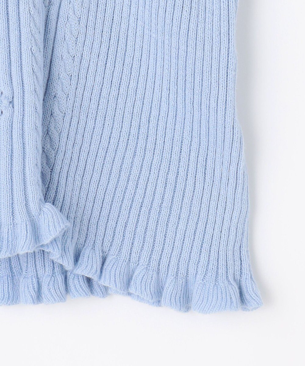 組曲 KIDS 【150-160㎝】フラワードット リブニット 