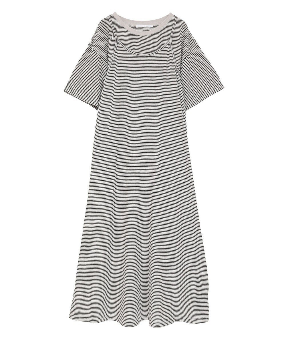 AMERICAN HOLIC 【2点セット】レイヤードボーダーＴワンピース 