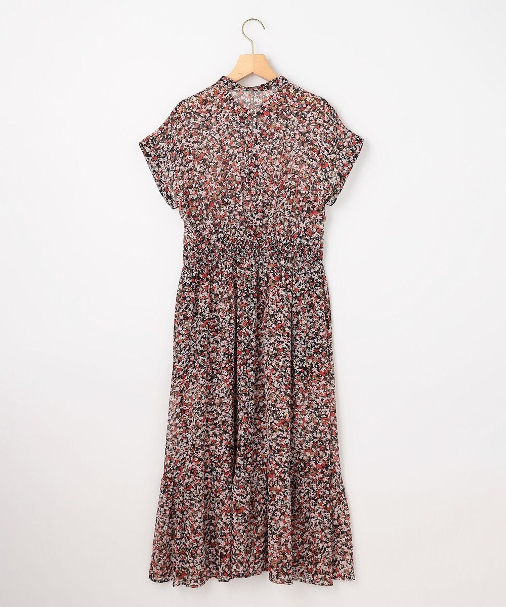 組曲 【先行予約】インプレッションフラワープリント フレアワンピース 