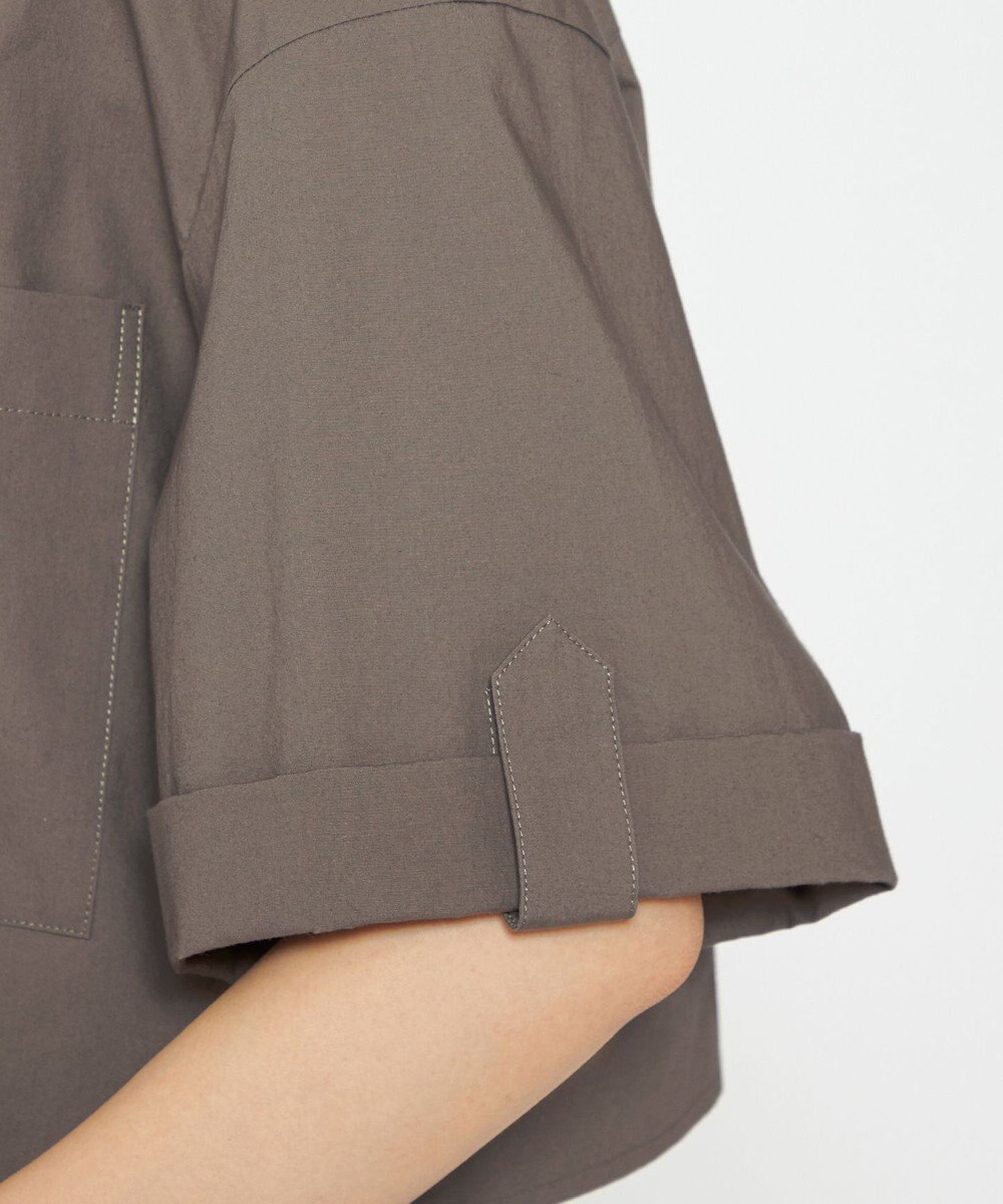 uncrave 【洗濯機洗い可】カラータイプライター ショートシャツ（uncrave WHITE） 