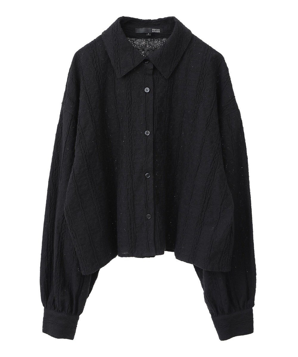 Green Parks ・ＳＵＧＡＲ　ＳＰＯＯＮ　カットレースショートシャツ 