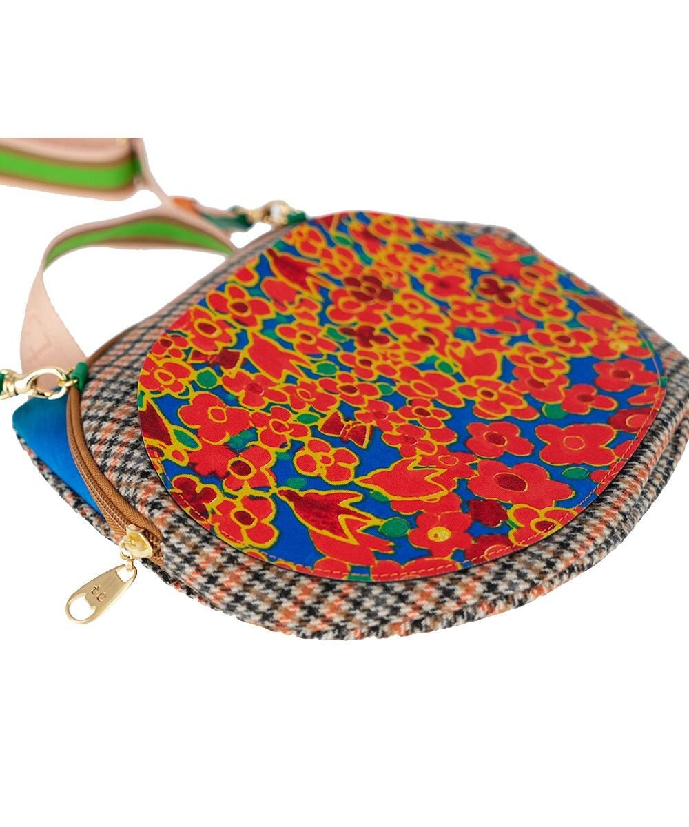 tsumori chisato CARRY マルチチェック 2way ショルダーバッグ ハンドバッグ 