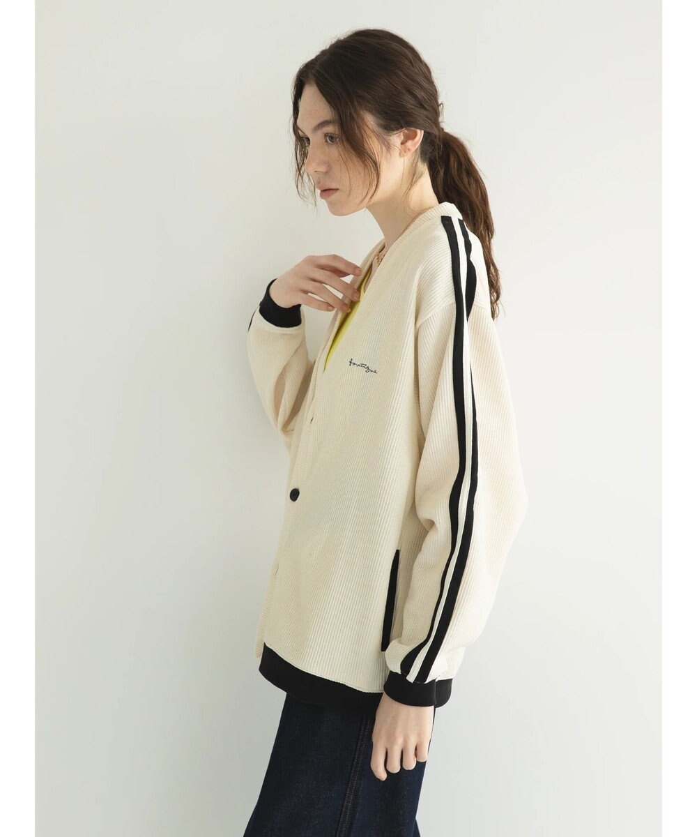 CRAFT STANDARD BOUTIQUE 【リサイクル】ラインカーディガン 