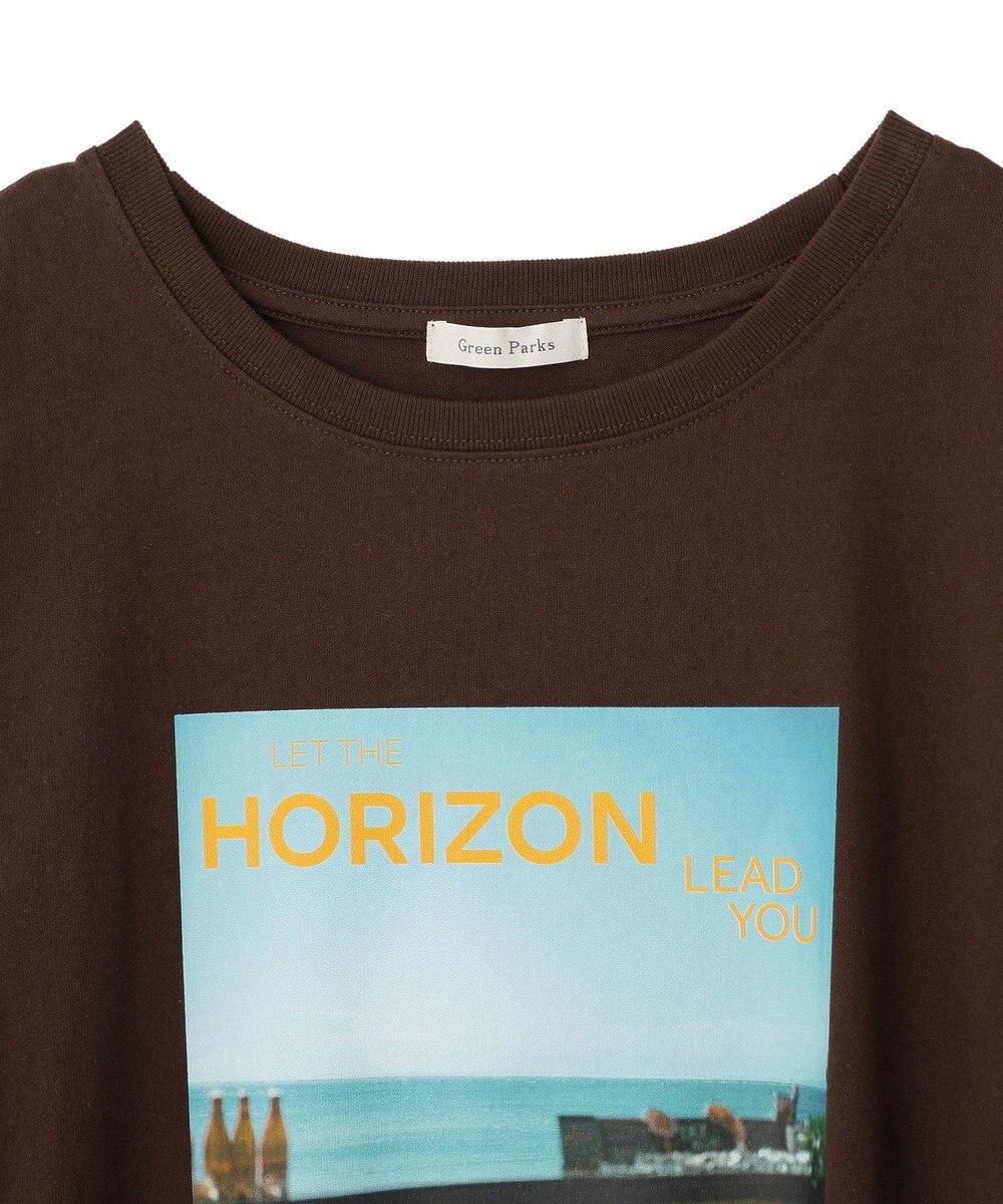 Green Parks ＳＥＴ２点フォトＴシャツ＋レーススカーフ 