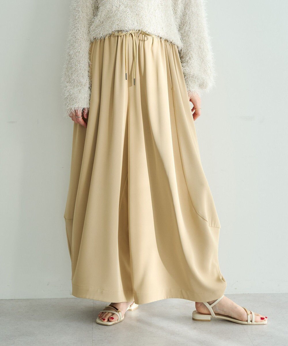 YECCA VECCA コクーンドレープワイドパンツ 