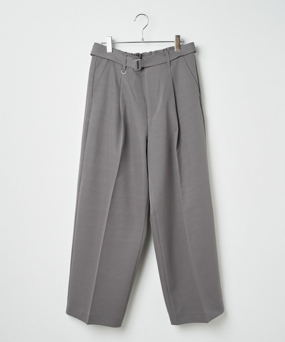 WEGO トロミ　ベルト付きワイドスラックス 