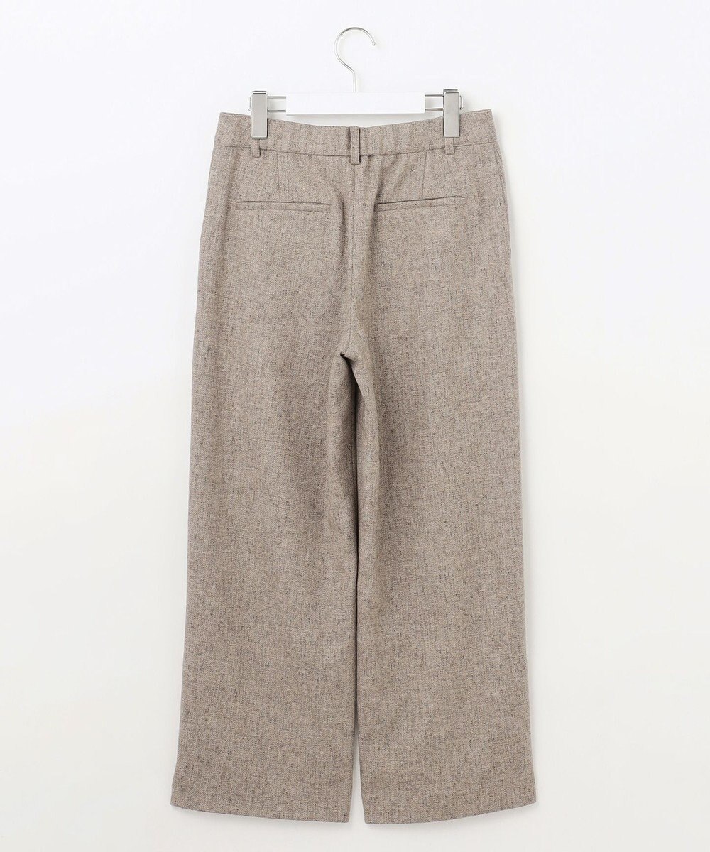 J.PRESS LADIES T/W シャブレーツイル セミワイド パンツ 