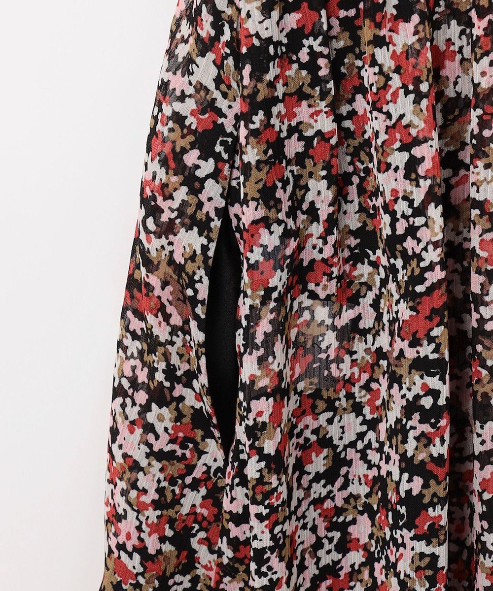 組曲 【先行予約】インプレッションフラワープリント フレアワンピース 