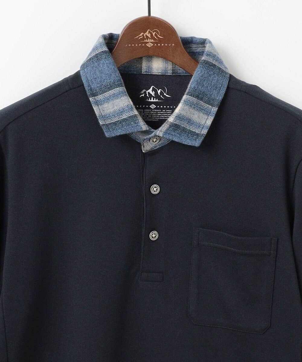 JOSEPH ABBOUD MOUNTAIN 【オーガニックコットン使用/JAPANファブリック】アウトドア ポロ 