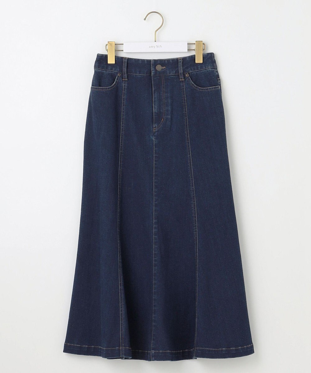 ANY SIS 【洗える】ナローデニム スカート 