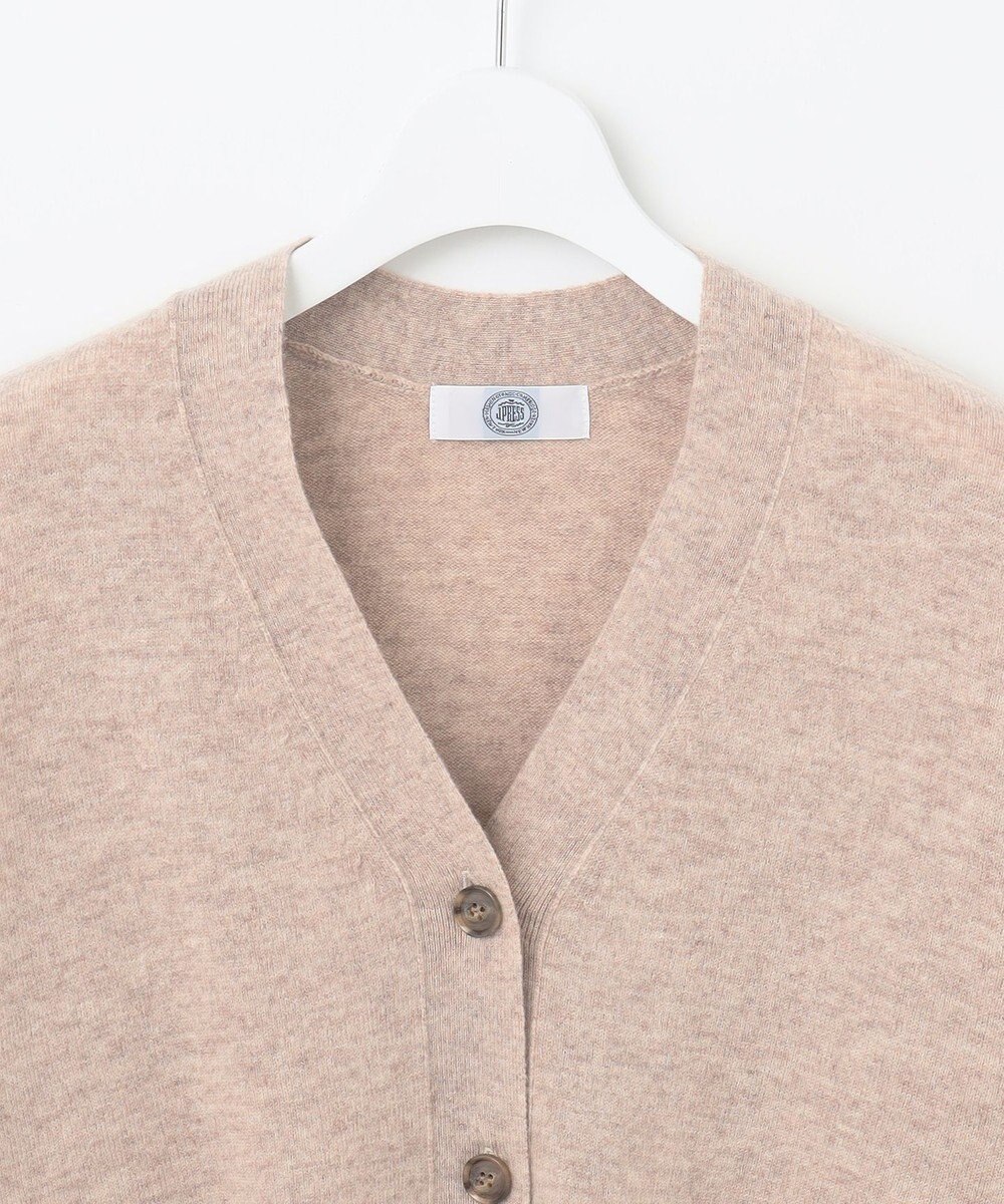 J.PRESS LADIES 【洗える】CASHMERE BLEND Vネック カーディガン 