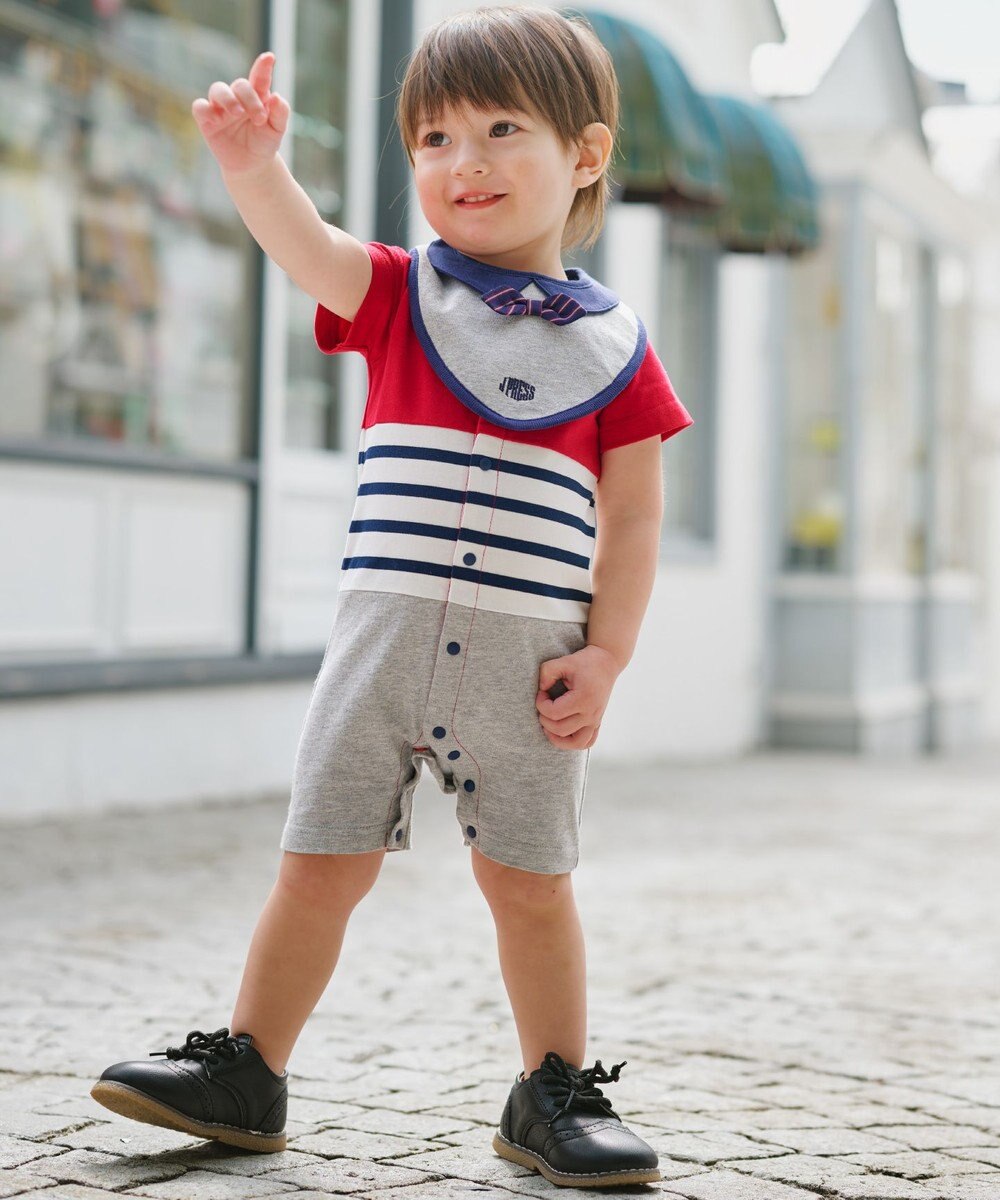 J.PRESS KIDS 【BOX付き】【70㎝】ロンパース&蝶ネクタイスタイ セット 