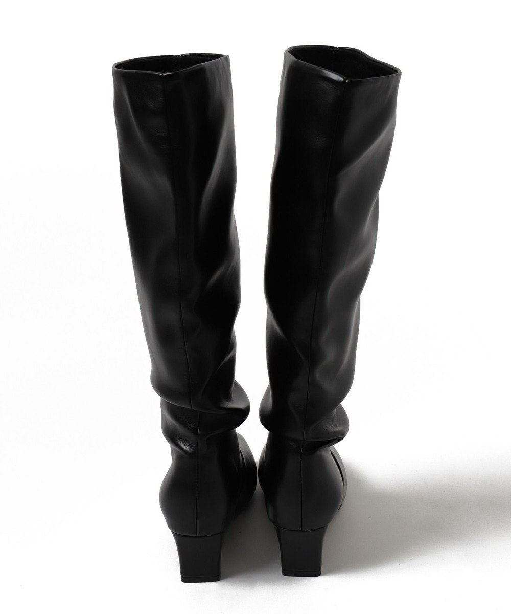 WEGO シャーリングポインテッドロングブーツ 