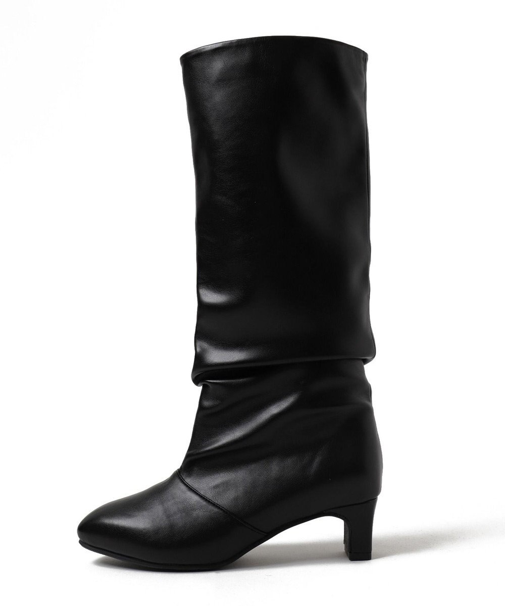 WEGO シャーリングポインテッドロングブーツ 