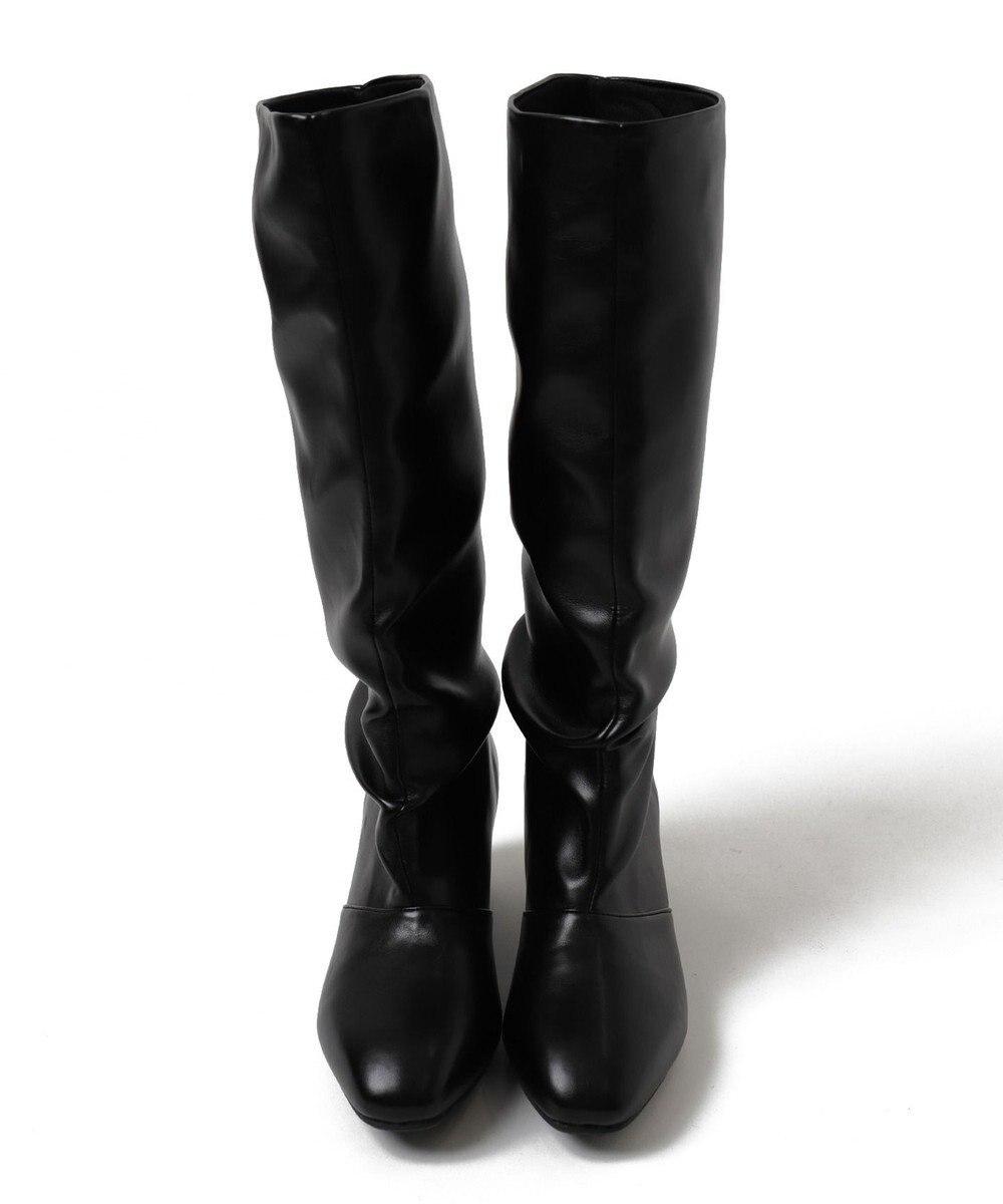 WEGO シャーリングポインテッドロングブーツ 