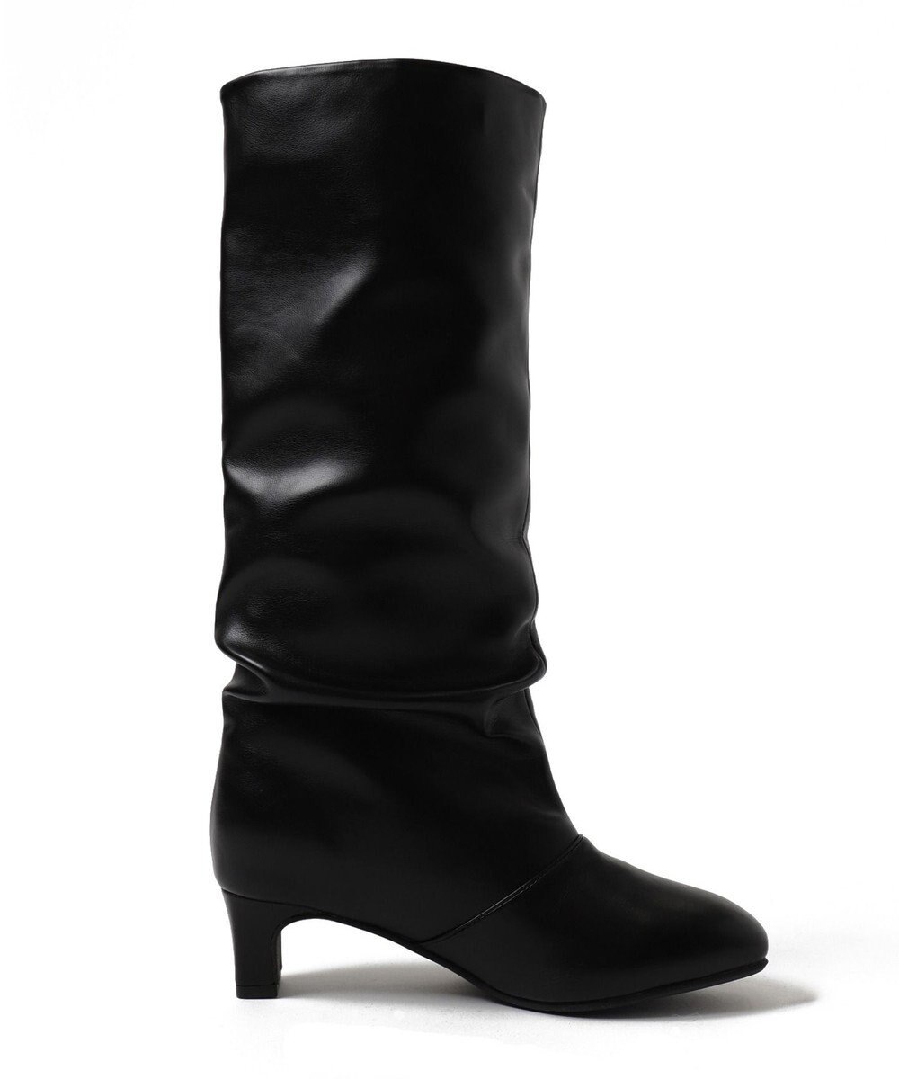 WEGO シャーリングポインテッドロングブーツ 