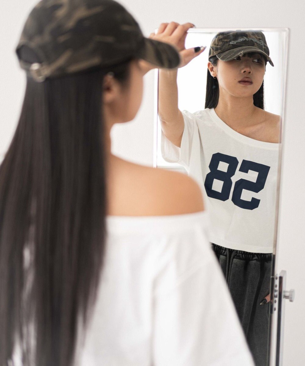 WEGO 2WAYオフショルショートT 