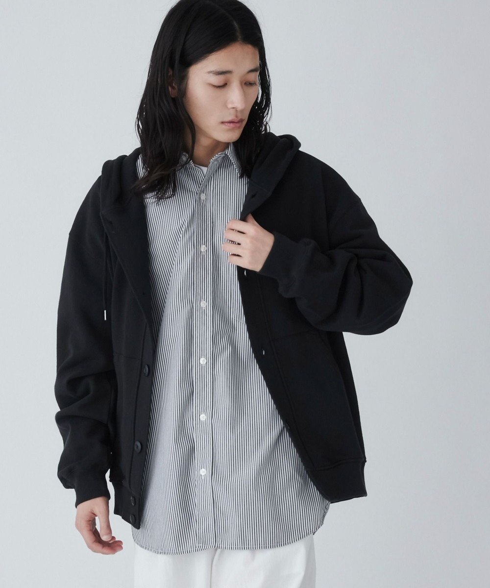 WEGO 【ユニセックス着用ITEM】スウェットボタンカーディガン 