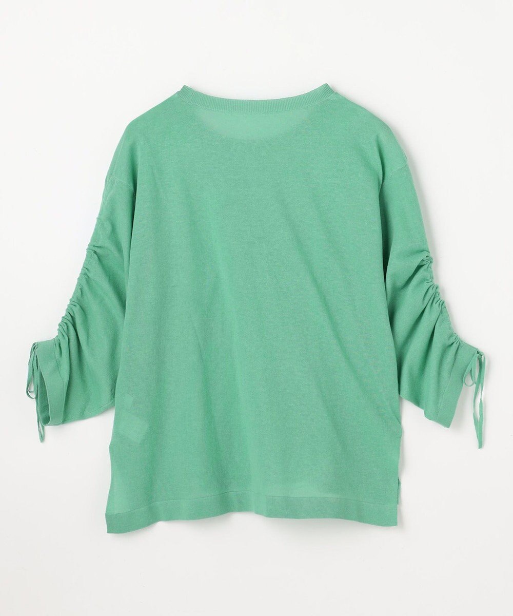 ANY L シアーシャーリングスリーブニット 