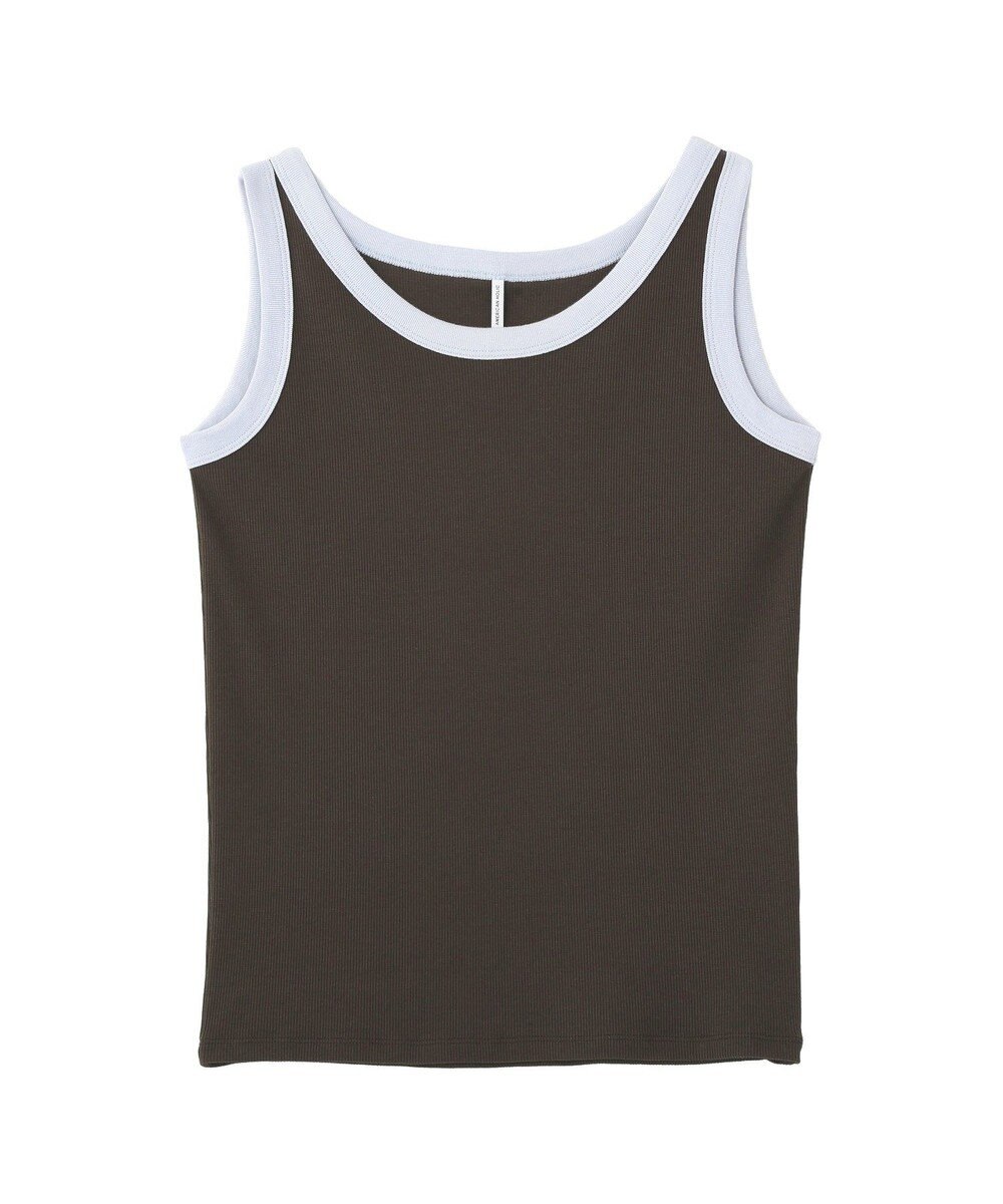AMERICAN HOLIC バイカラーテレコタンクトップ 