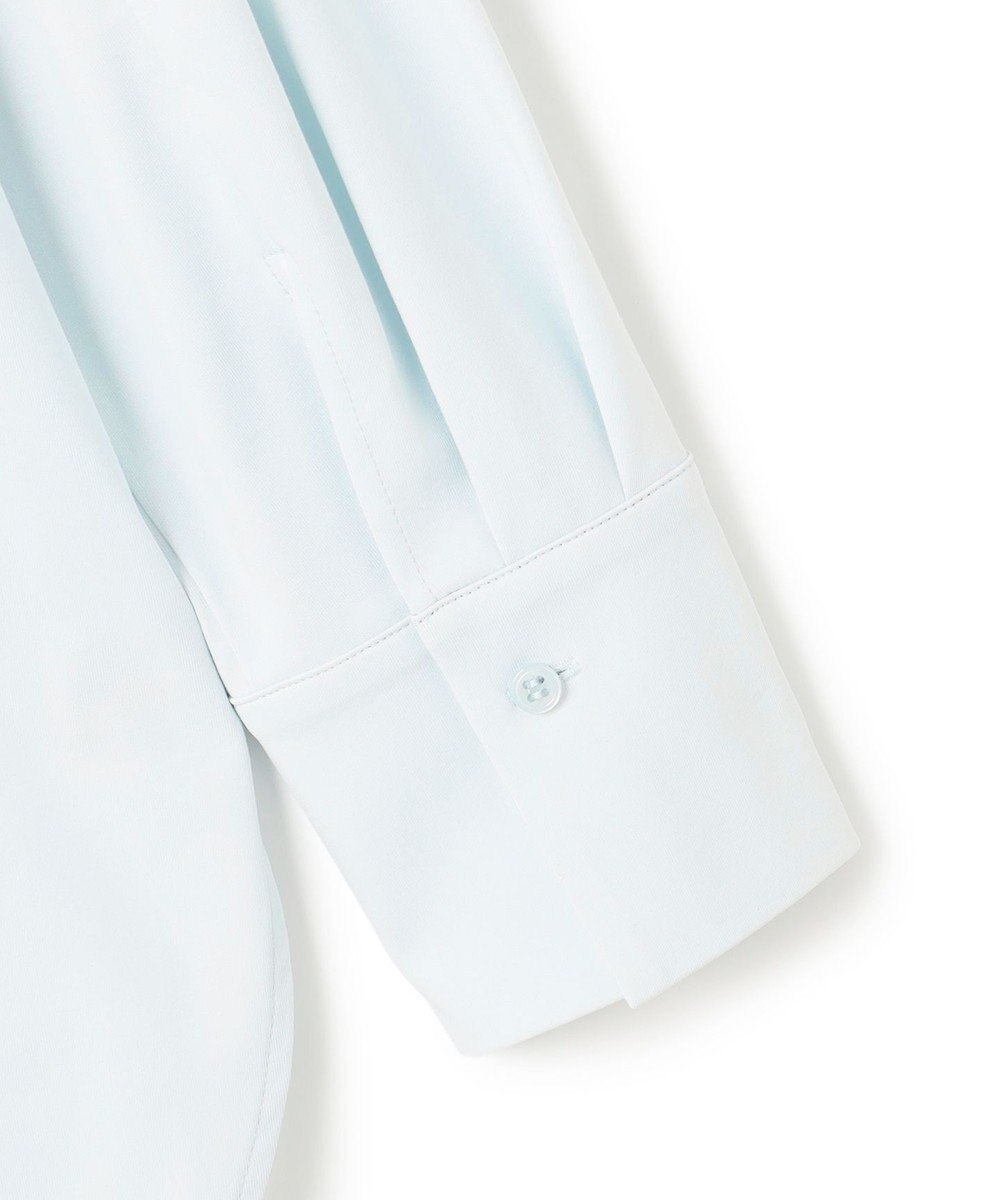 ICB L 【洗える】 ブラウスライクジャージー ロングカットソー 