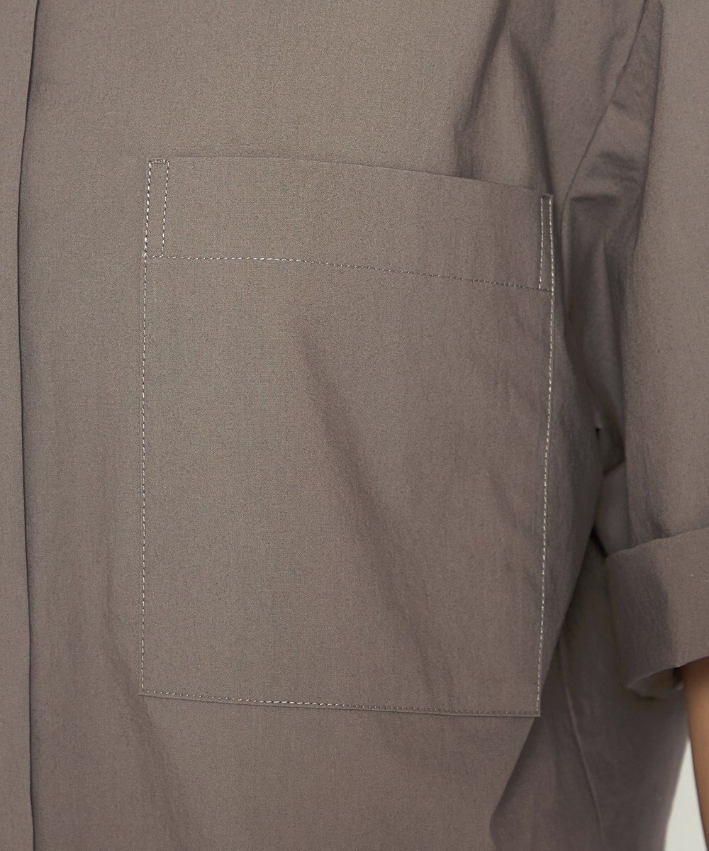 uncrave 【洗濯機洗い可】カラータイプライター ショートシャツ（uncrave WHITE） 