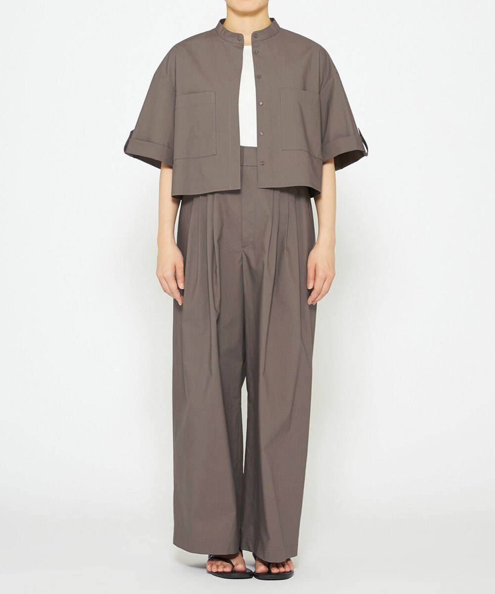 uncrave 【洗濯機洗い可】カラータイプライター ショートシャツ（uncrave WHITE） 