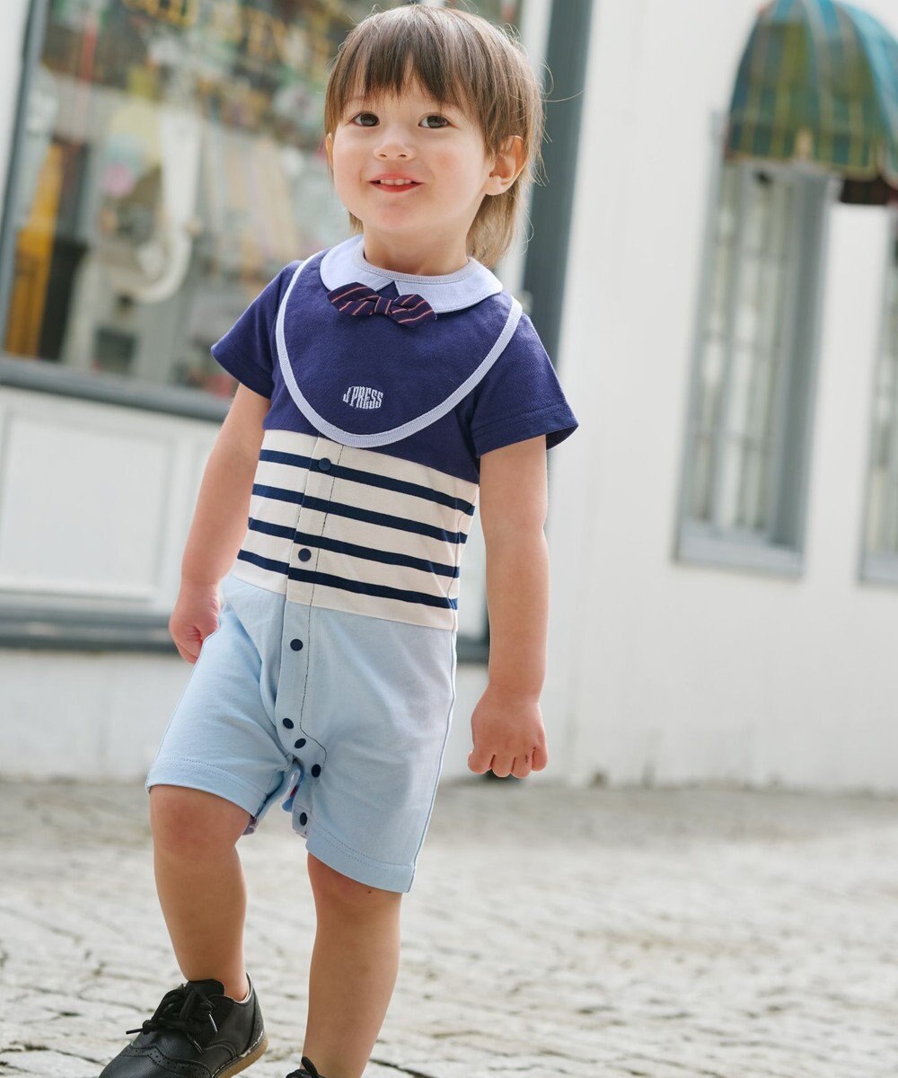 J.PRESS KIDS 【BOX付き】【70㎝】ロンパース&蝶ネクタイスタイ セット 