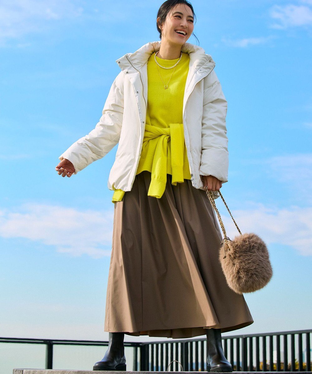 23区 【見上愛さん着用】フェイクファー チャーム バッグ 