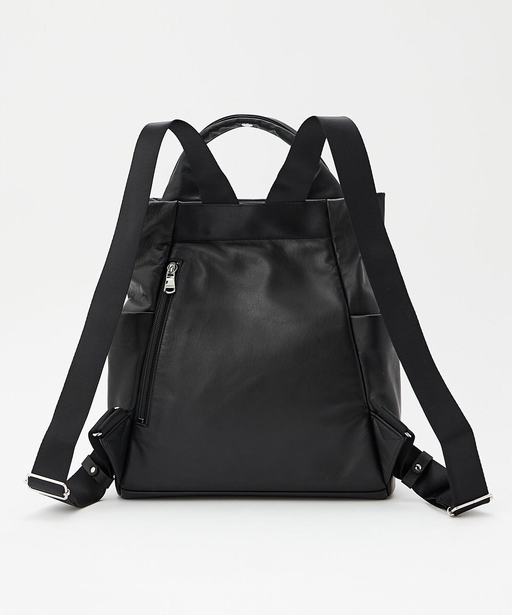 russet ＜約10リットル/690g＞2ハンドルレザーリュックサック(SF-259) 